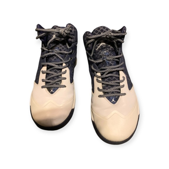 Jordan Rising High Midnight Navy and White Sneakers main image 6
